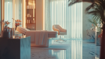 高级美容院场景