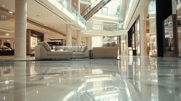 现代化商场内部