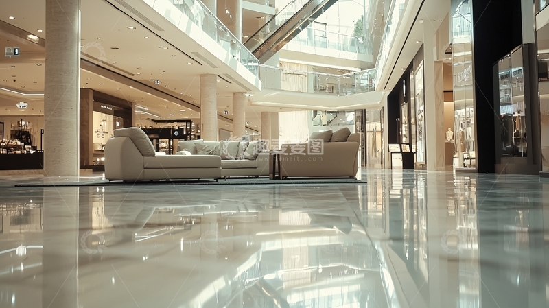 高清大图下载【趣麦麦图】现代化商场内部