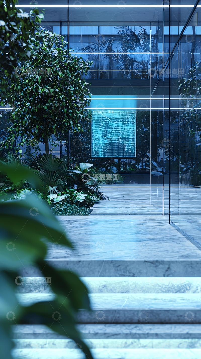 高清大图下载【趣麦麦图】室内绿植景观