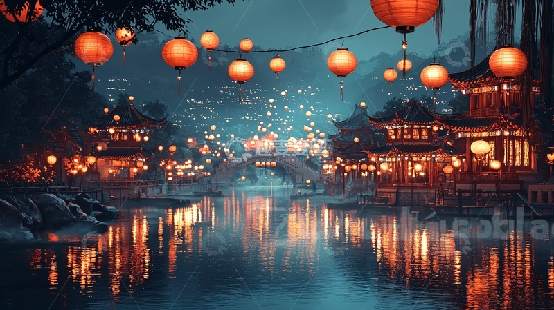 高清大图下载【趣麦麦图】水墨江南