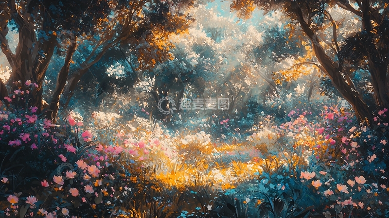 高清大图下载【趣麦麦图】梦幻森林