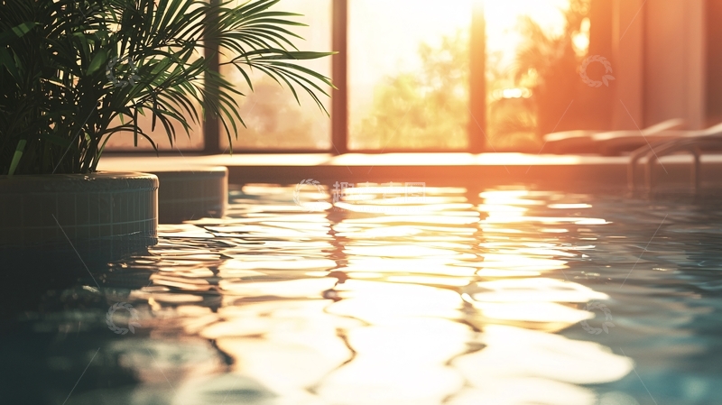 高清大图下载【趣麦麦图】室内泳池