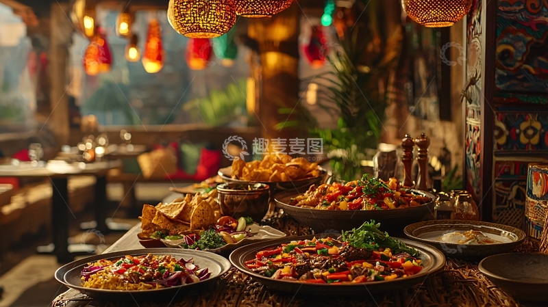 高清大图下载【趣麦麦图】异域风情餐厅美食