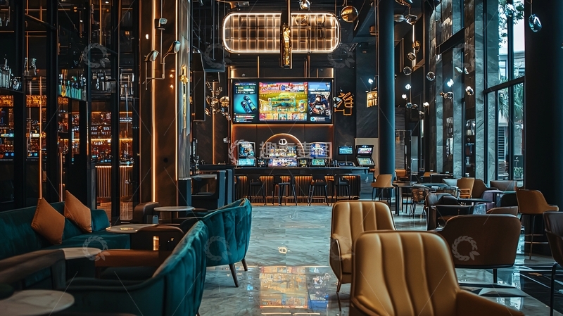 高清大图下载【趣麦麦图】奢华酒店大堂酒廊