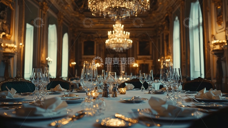 高清大图下载【趣麦麦图】奢华宫殿宴会厅