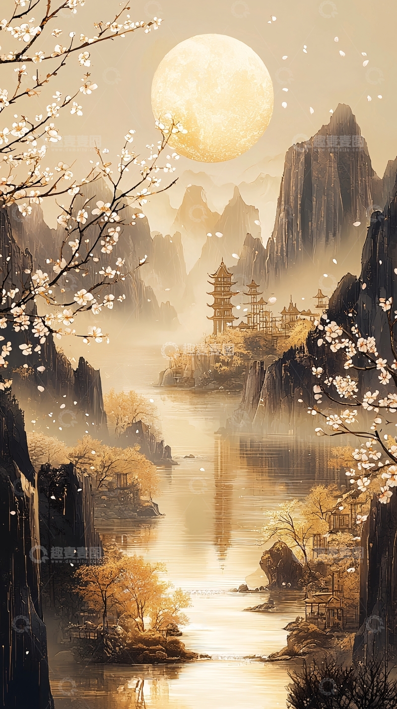 高清大图下载【趣麦麦图】水墨画