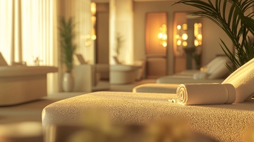 奢华水疗中心休息区