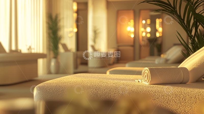 高清大图下载【趣麦麦图】奢华水疗中心休息区