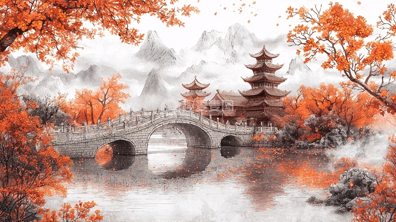 高清大图下载【趣麦麦图】水墨江南