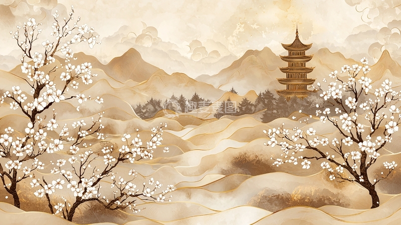 高清大图下载【趣麦麦图】水墨山水