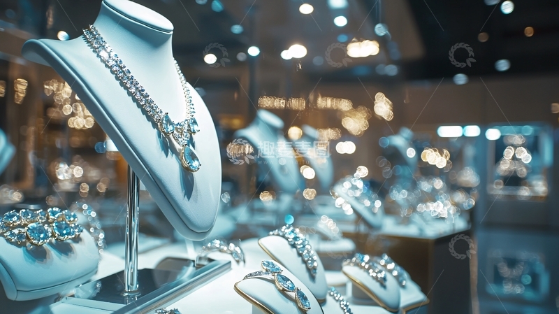 高清大图下载【趣麦麦图】珠宝展示柜