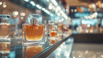 香水专柜展示