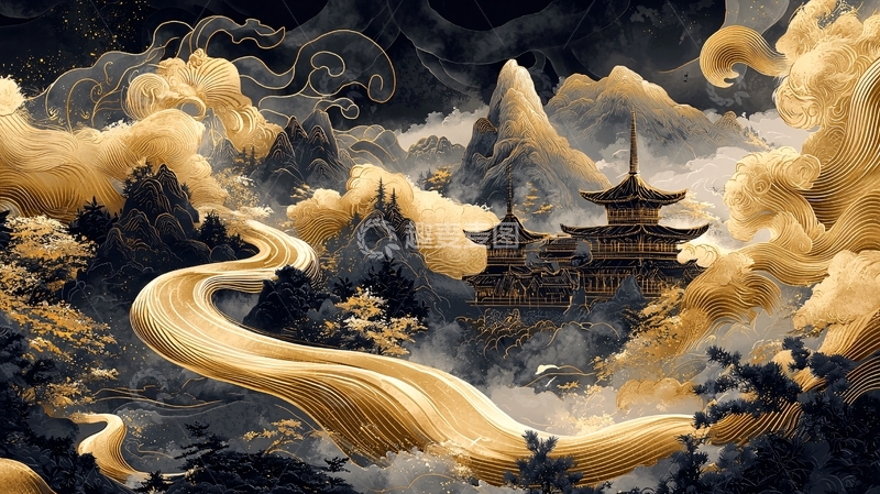 高清大图下载【趣麦麦图】水墨画