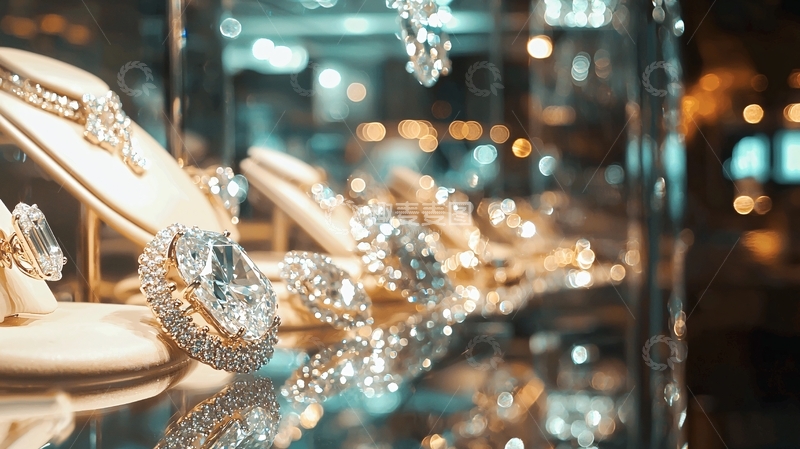 高清大图下载【趣麦麦图】高端珠宝展示柜