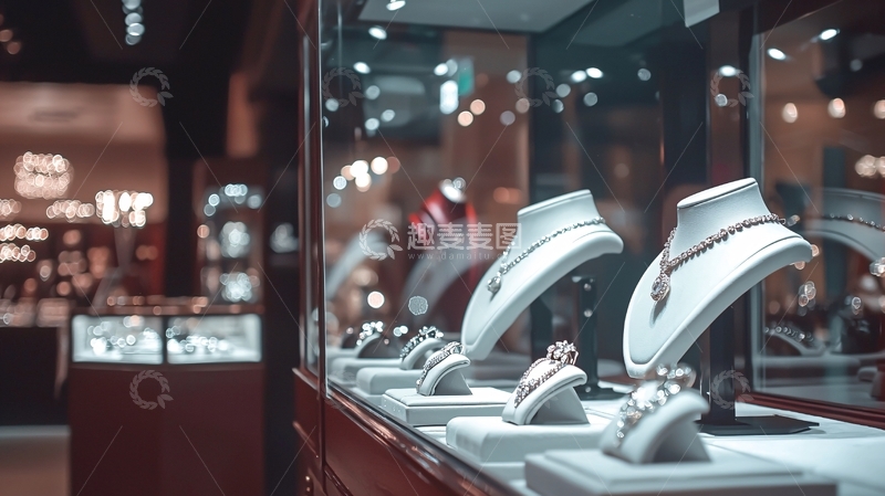 高清大图下载【趣麦麦图】高端珠宝展示柜