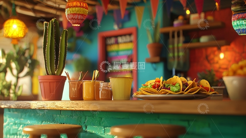 高清大图下载【趣麦麦图】墨西哥餐厅