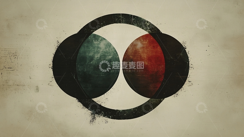 高清大图下载【趣麦麦图】抽象圆形图案