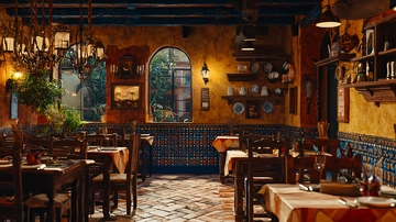 复古餐厅室内环境