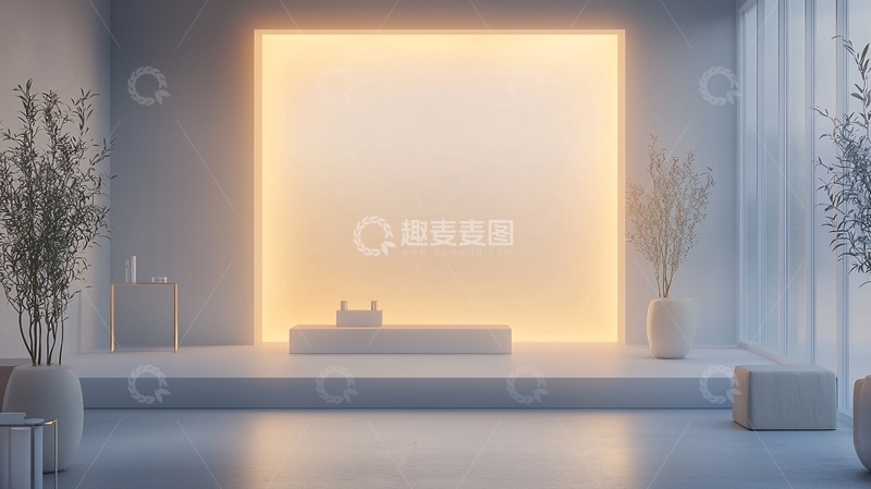 高清大图下载【趣麦麦图】极简主义白色空间