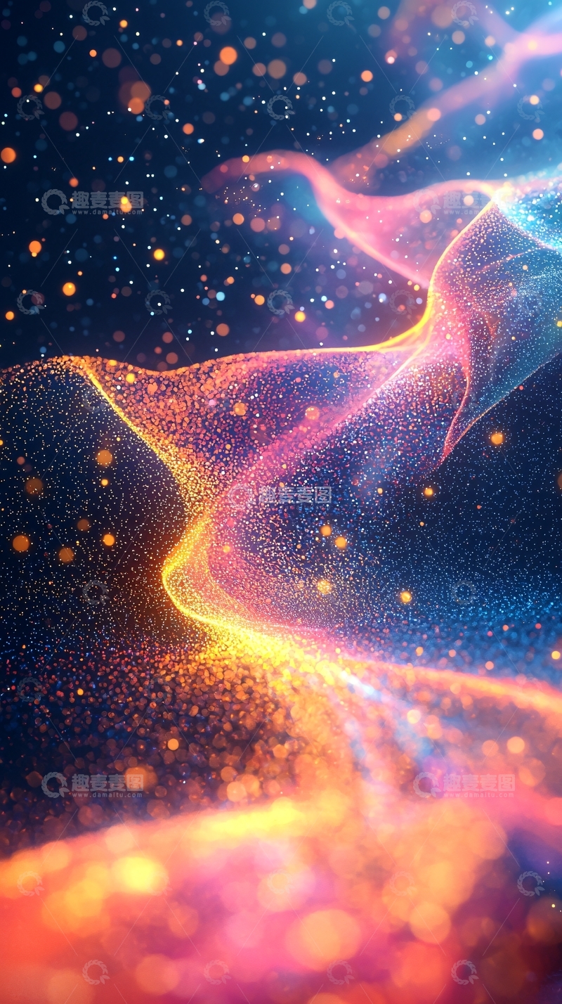 高清大图下载【趣麦麦图】梦幻光波