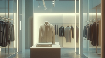 极简风格服装店