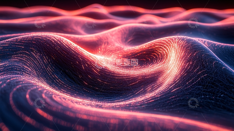 高清大图下载【趣麦麦图】流动线条组成的梦幻纹理