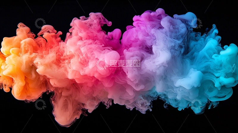 高清大图下载【趣麦麦图】彩色烟雾