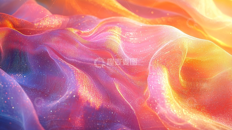 高清大图下载【趣麦麦图】抽象色彩流动
