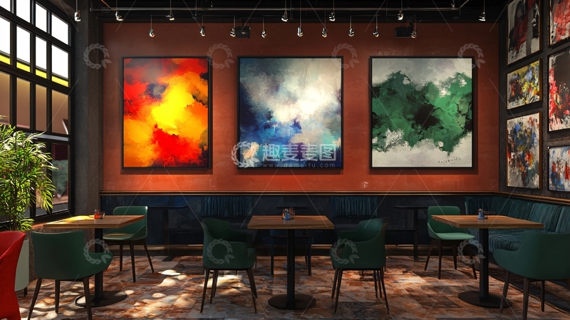 高清大图下载【趣麦麦图】餐厅装饰画