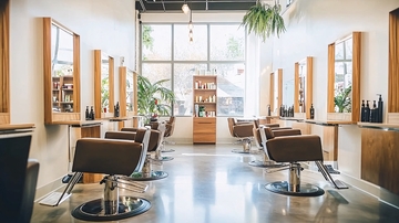 明亮简约现代美发沙龙