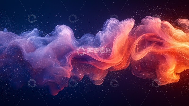 高清大图下载【趣麦麦图】彩色烟雾扩散效果