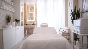 简约风格美容院理疗室