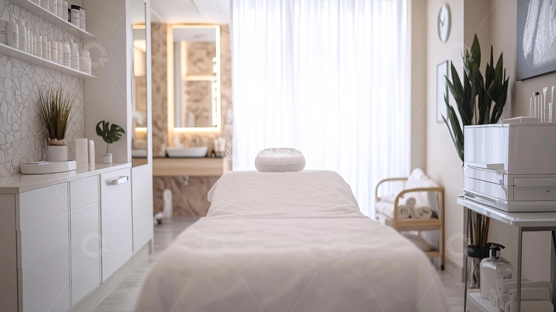 高清大图下载【趣麦麦图】简约风格美容院理疗室