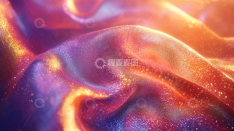 高清大图下载【趣麦麦图】光影流动的丝绸质感