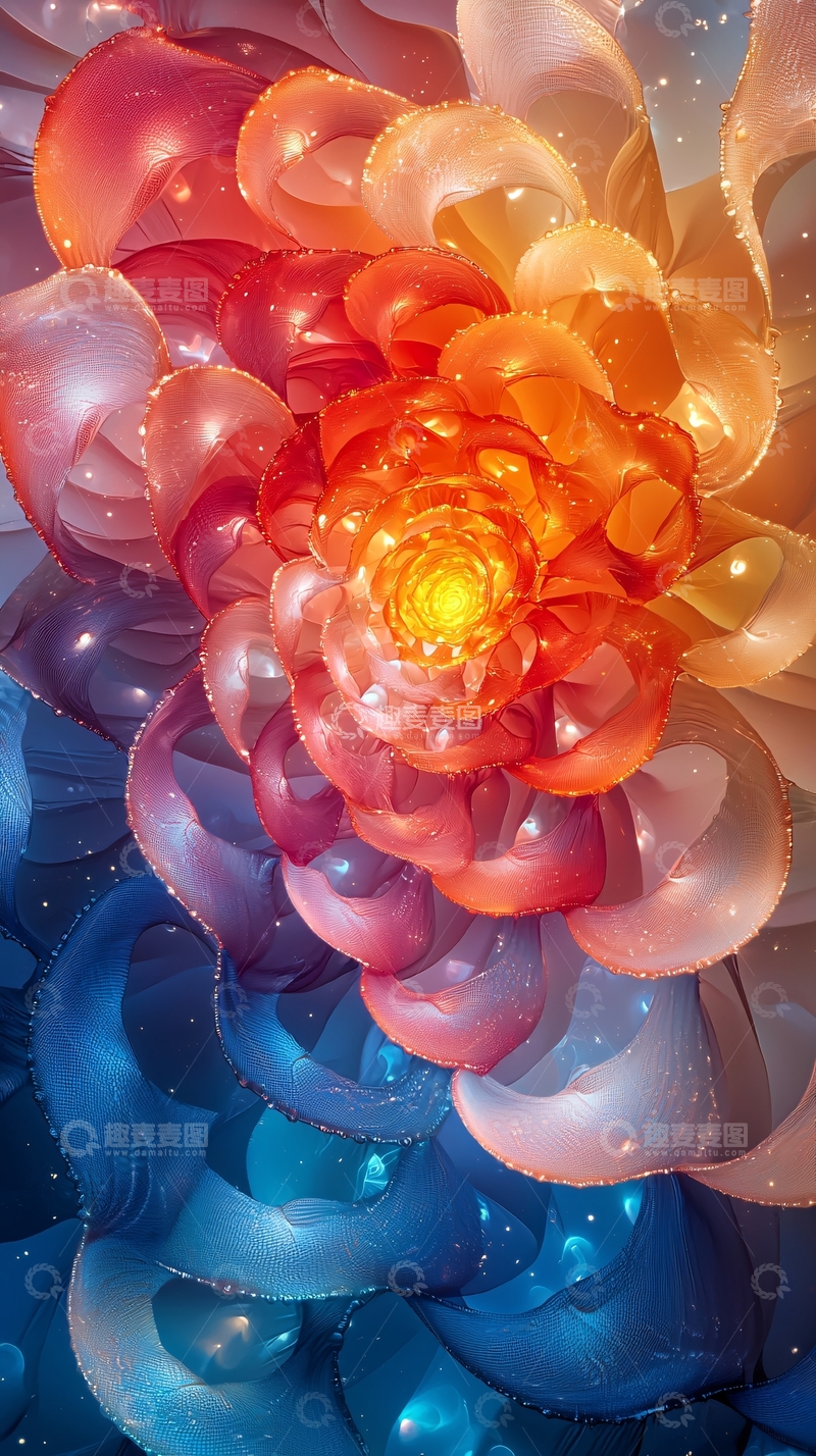 高清大图下载【趣麦麦图】绚丽花朵绽放