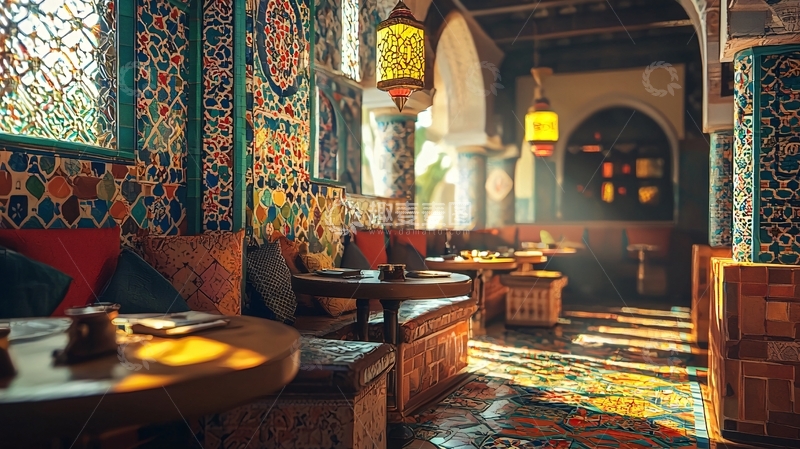 高清大图下载【趣麦麦图】摩洛哥风格室内设计