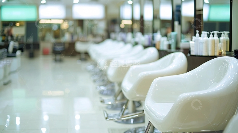 高清大图下载【趣麦麦图】理发店洗头区