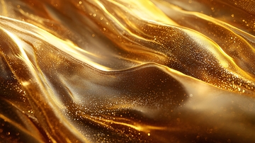 金色流沙般的抽象艺术