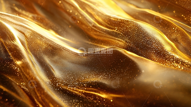 高清大图下载【趣麦麦图】金色流沙般的抽象艺术
