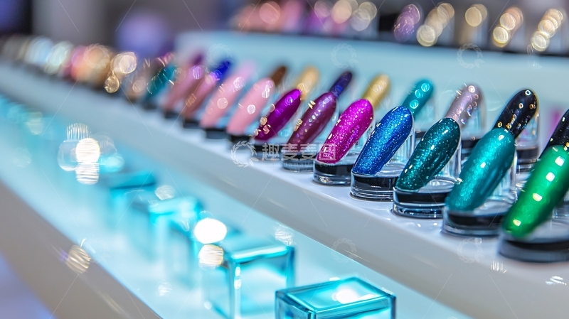 高清大图下载【趣麦麦图】彩色指甲油展示