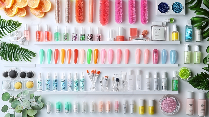 高清大图下载【趣麦麦图】美甲用品摆拍素材