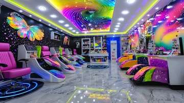 梦幻多彩美甲店