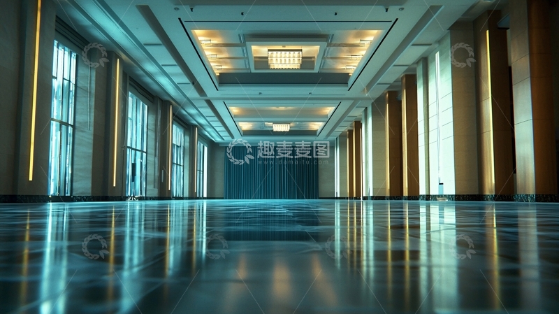 高清大图下载【趣麦麦图】现代化大型宴会厅