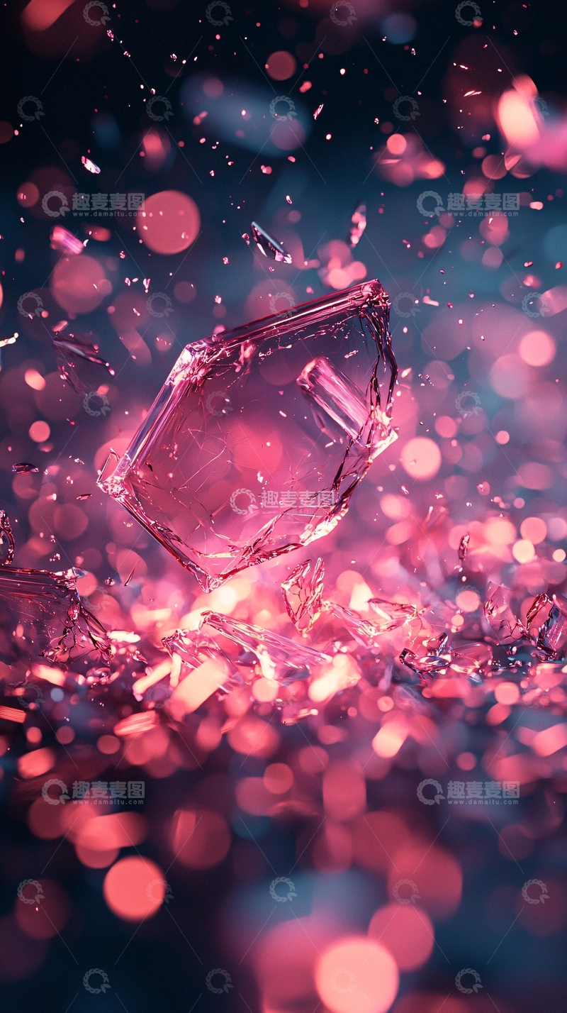 高清大图下载【趣麦麦图】破碎的香水瓶