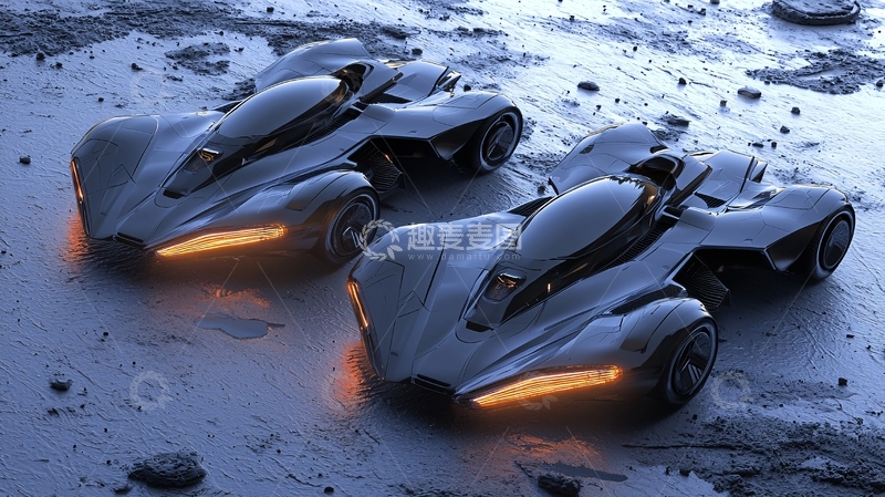 高清大图下载【趣麦麦图】未来赛车
