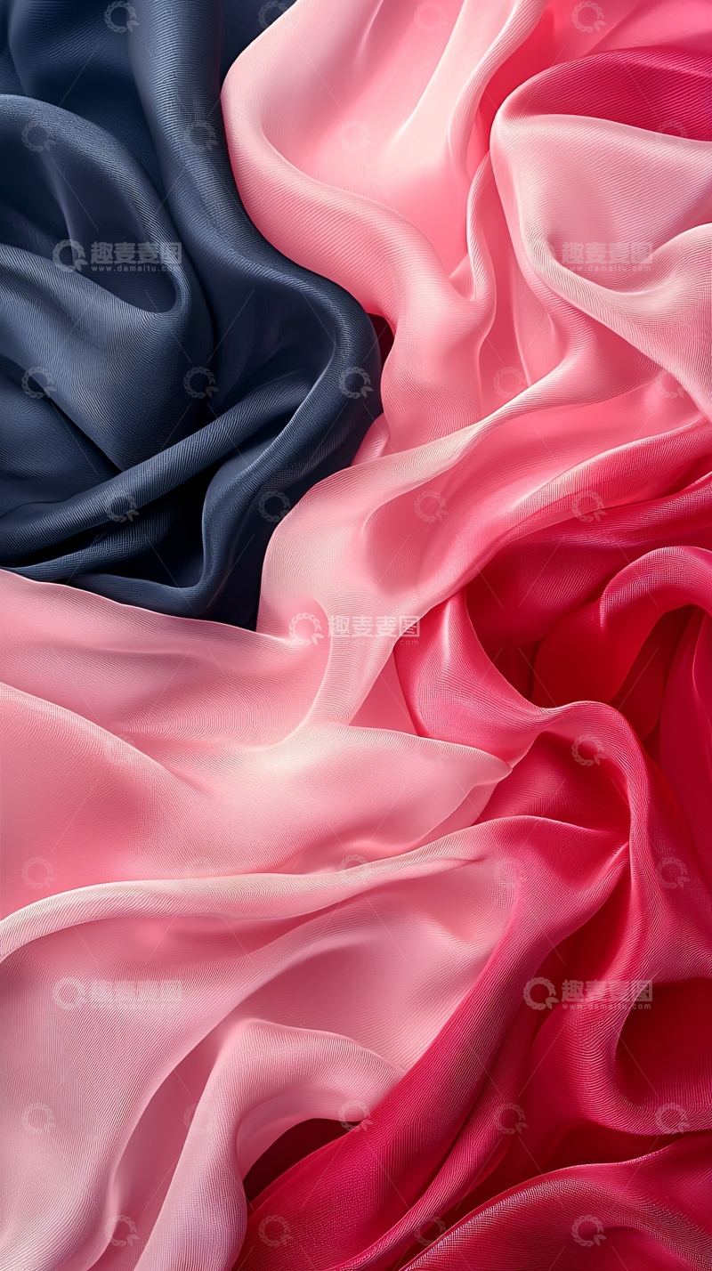 高清大图下载【趣麦麦图】丝绸质感交织色彩