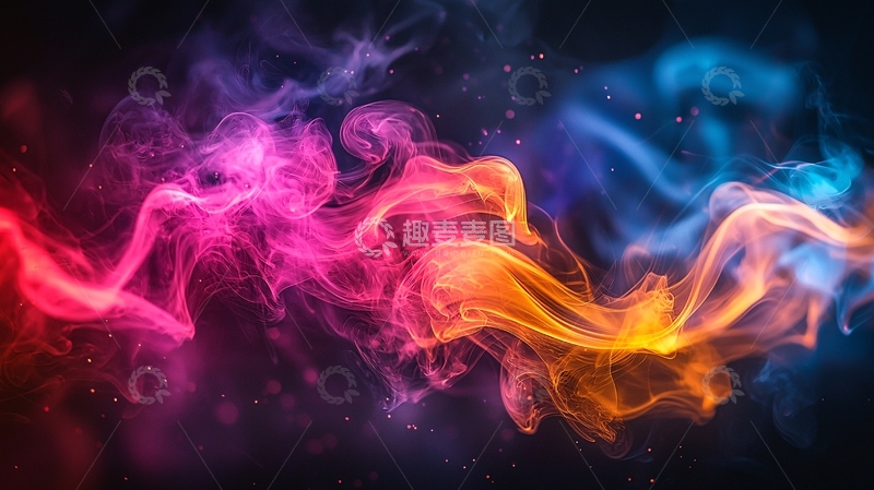 高清大图下载【趣麦麦图】彩色烟雾