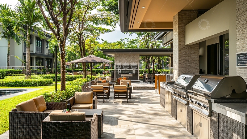 高清大图下载【趣麦麦图】户外烧烤区