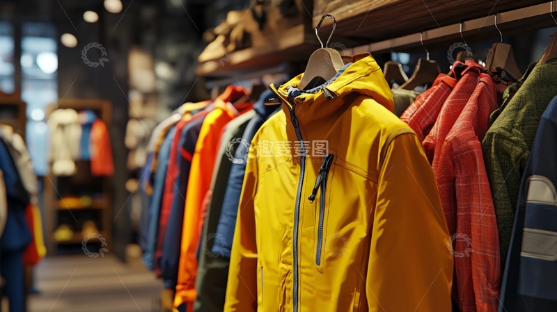 高清大图下载【趣麦麦图】户外服装店陈列